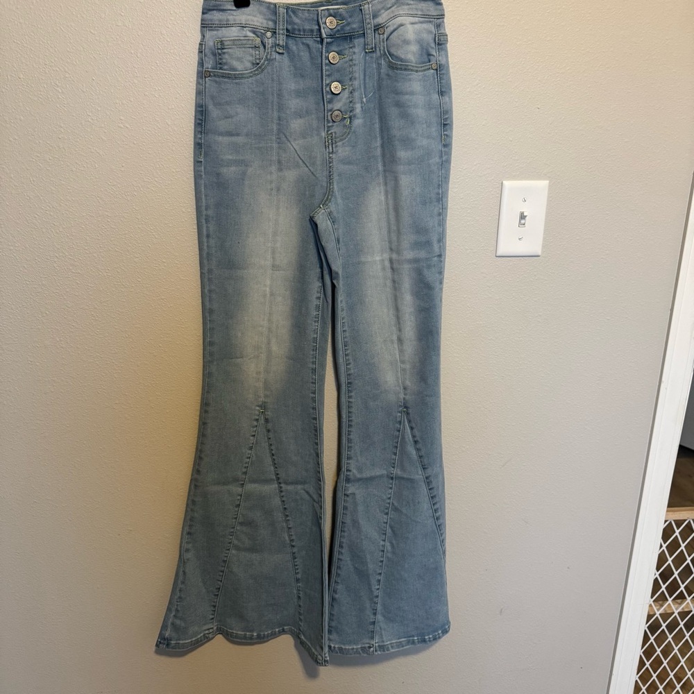Altar'd State Janice Denim Flare Jeans Size:25